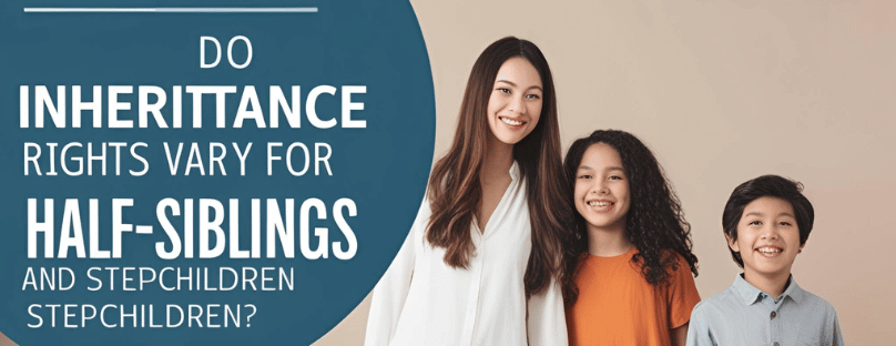 How Do Inheritance Rights Vary for Half-Siblings and Stepchildren?